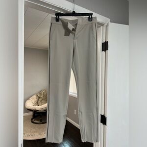 NWOT Athleta Stellar Novelty Trouser (Taupe/Black)
